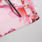 Pink Floral Flared High Waist Trouser Pants
