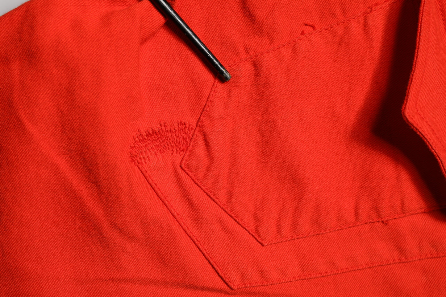 Red Mid Waist Skinny Cropped Trouser Jeans