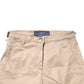 Beige Lyocell Skinny High Waist Chino Casual Pants