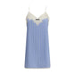 Light Blue Cotton Casual Dress
