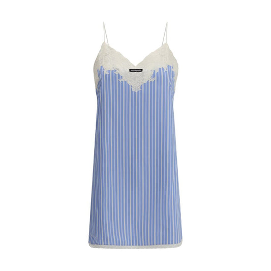 Light Blue Cotton Casual Dress