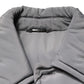 Gray Acetate Padded Collared Coat Jacket