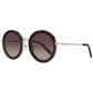 Brown Metal & Plastic Sunglasses
