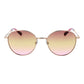 Rose Gold Metal Sunglasses