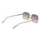 Rose Gold Metal Sunglasses