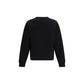 Black Cotton Sweatshirt