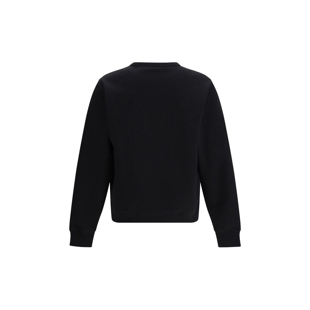 Black Cotton Sweatshirt