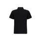 Black Cotton Polo Shirt