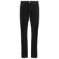 Black Cotton Skinny Jeans