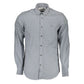 Blue Cotton Pattern Shirt