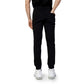 Black Cotton Joggers (Workout Pants)