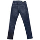 Blue Cotton Slim Fit Jeans