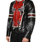 Multicolor Guns n' Roses Full Zip Men Biker Jacket