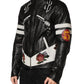 Black Guns n' Roses FullZip Men Biker Jacket