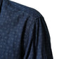 Blue Button Down Long Sleeves Men Shirt