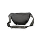 Black Polyester Men Belt Bag
