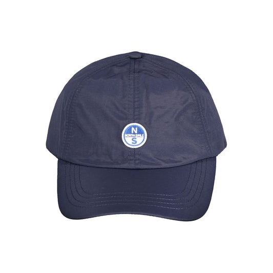 Blue Polyester Men's Cap