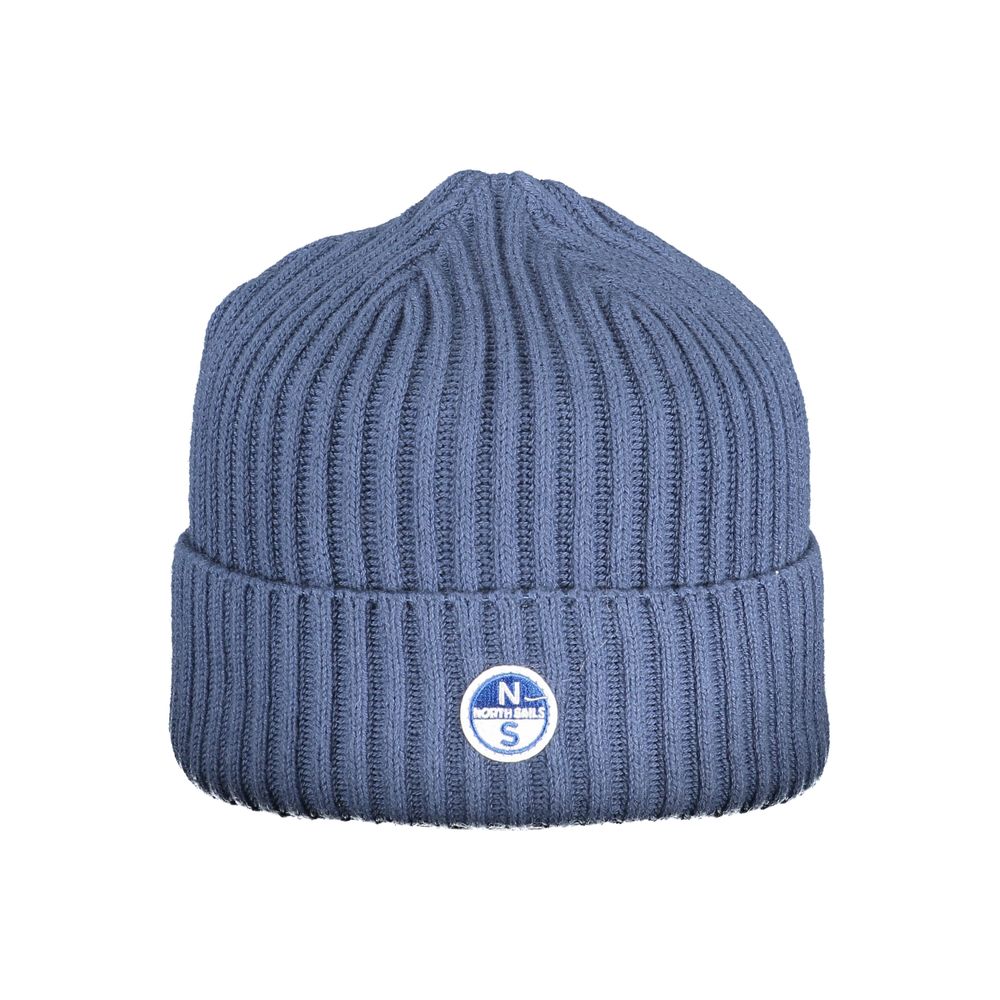 Blue Cotton Men Cap