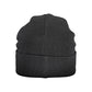 Black Polyester Men's Cap