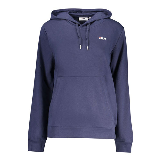 Blue Organic Cotton Womens Hoodie