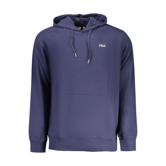 Blue Cotton Men's Hoodie