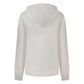 White Cotton Women Sweatshirt