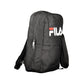 Black Polyester Men Backpack
