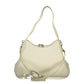 Bianco Polyurethane Women Handbag