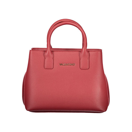 Rosso Polyurethane Women Handbag