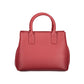 Rosso Polyurethane Women Handbag
