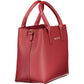 Rosso Polyurethane Women Handbag