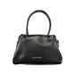 Black Polyurethane Women Handbag