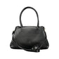 Black Polyurethane Women Handbag