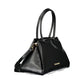 Black Polyurethane Women Handbag