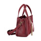 Red Polyurethane Women Handbag
