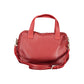 Rosso Polyurethane Women Handbag
