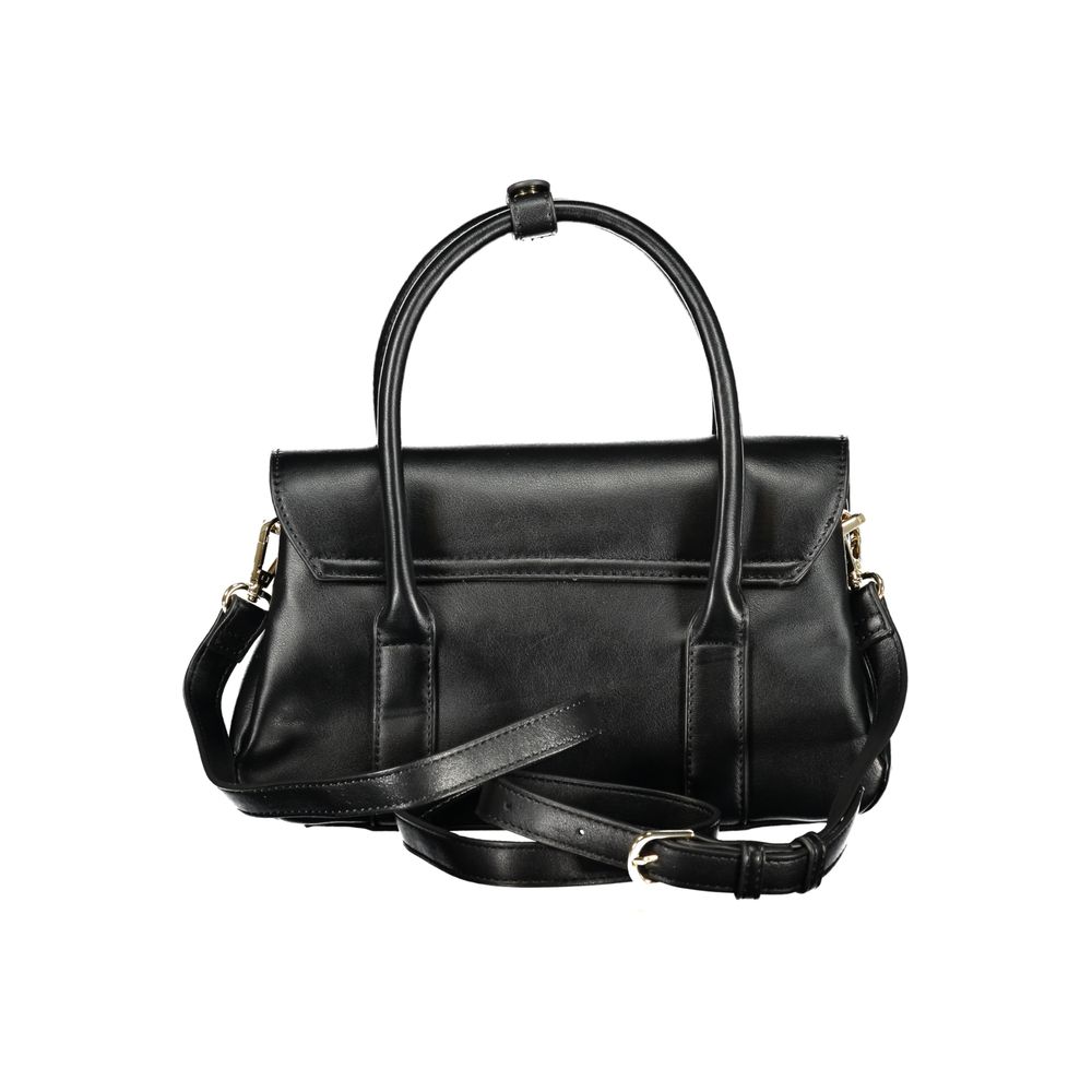Nero Polyurethane Women Handbag