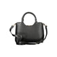Black Polyurethane Women Handbag