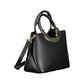 Black Polyurethane Women Handbag