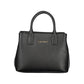Black Polyurethane Women Handbag