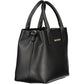Black Polyurethane Women Handbag