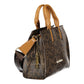Marrone Polyurethane Women Handbag