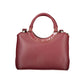 Rosso Polyurethane Women Handbag