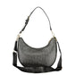 Black Polyurethane Women Handbag