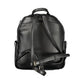 Black Polyurethane Women Backpack