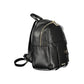Black Polyurethane Women Backpack