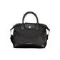 Black Polyester Women Handbag