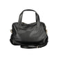 Black Polyurethane Women Handbag