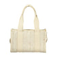 Bianco Polyester Woman Handbag