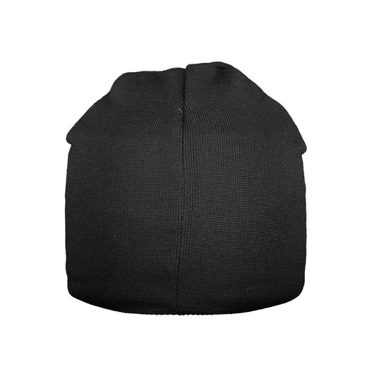 Black Wool Men's Cap